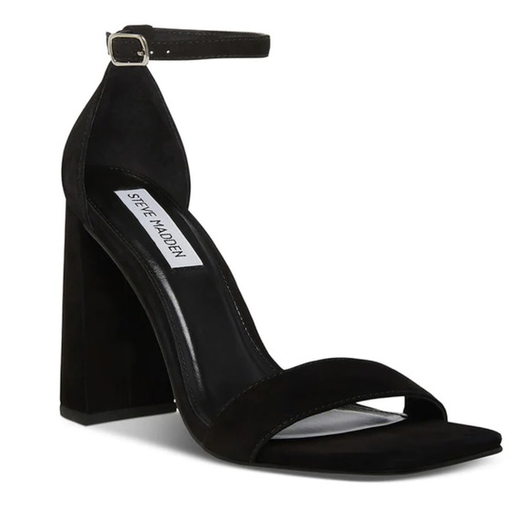 Steve Madden block strap heels with square toe - Picture 1 of 1
